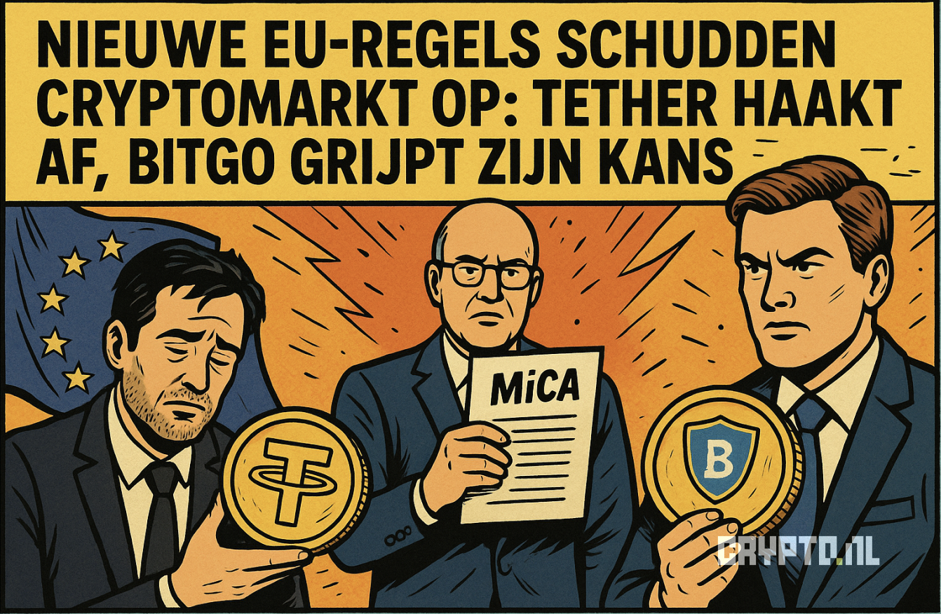 Nieuwe EU-regels schudden cryptomarkt op: Tether haakt af, BitGo grijpt  zijn kans