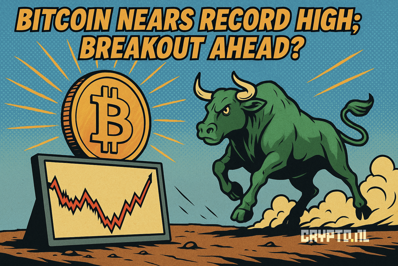 Bitcoin ruikt recordhoogte: zit er een nieuwe uitbraak aan te komen?