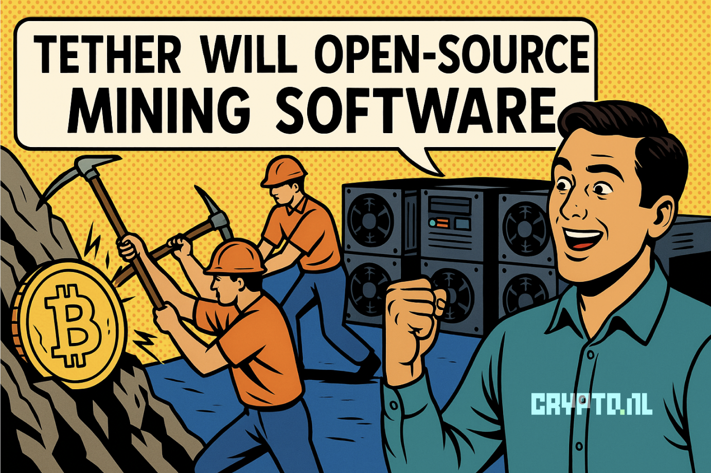 Tether wil mining toegankelijker maken met open-source software