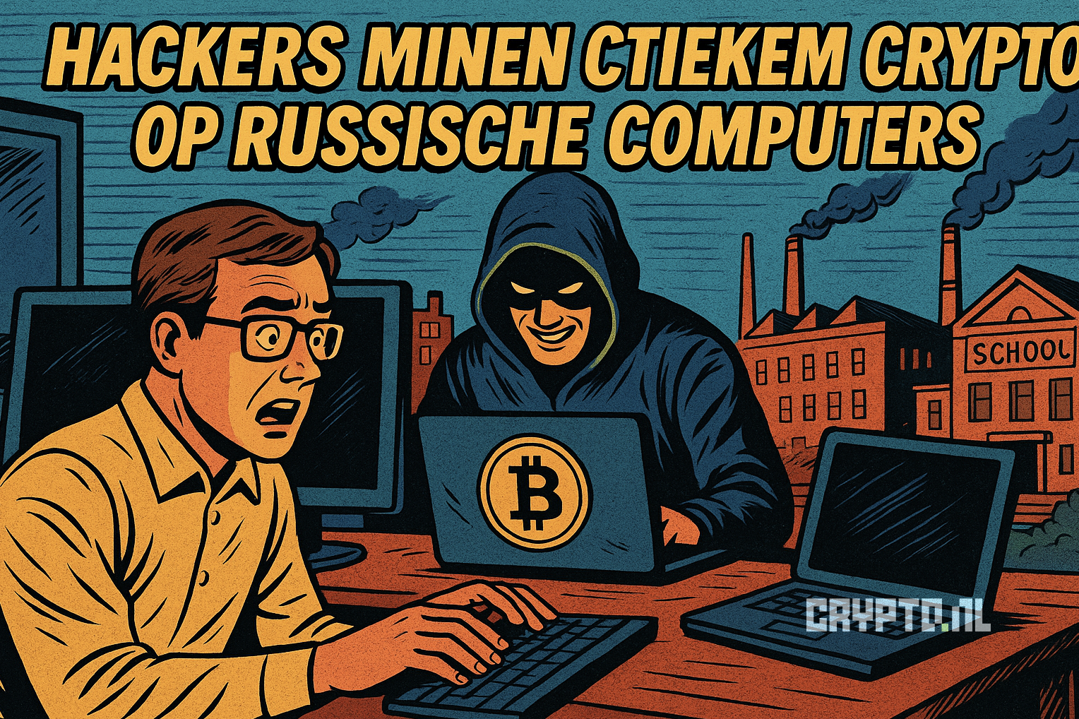 Hackers minen stiekem crypto op Russische computers