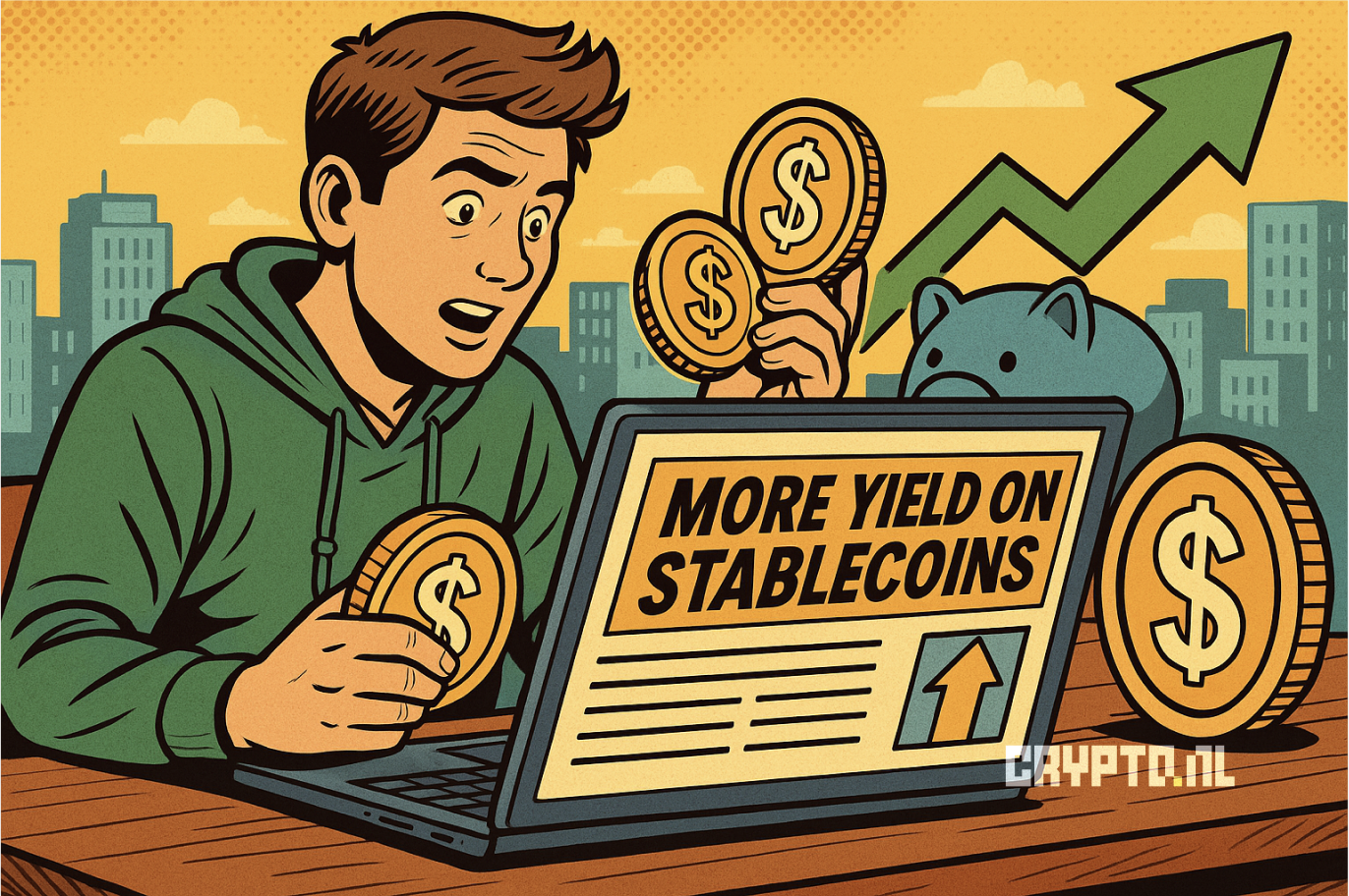Steeds meer rente op stablecoins: dit nieuwe DeFi-platform maakt het  mogelijk