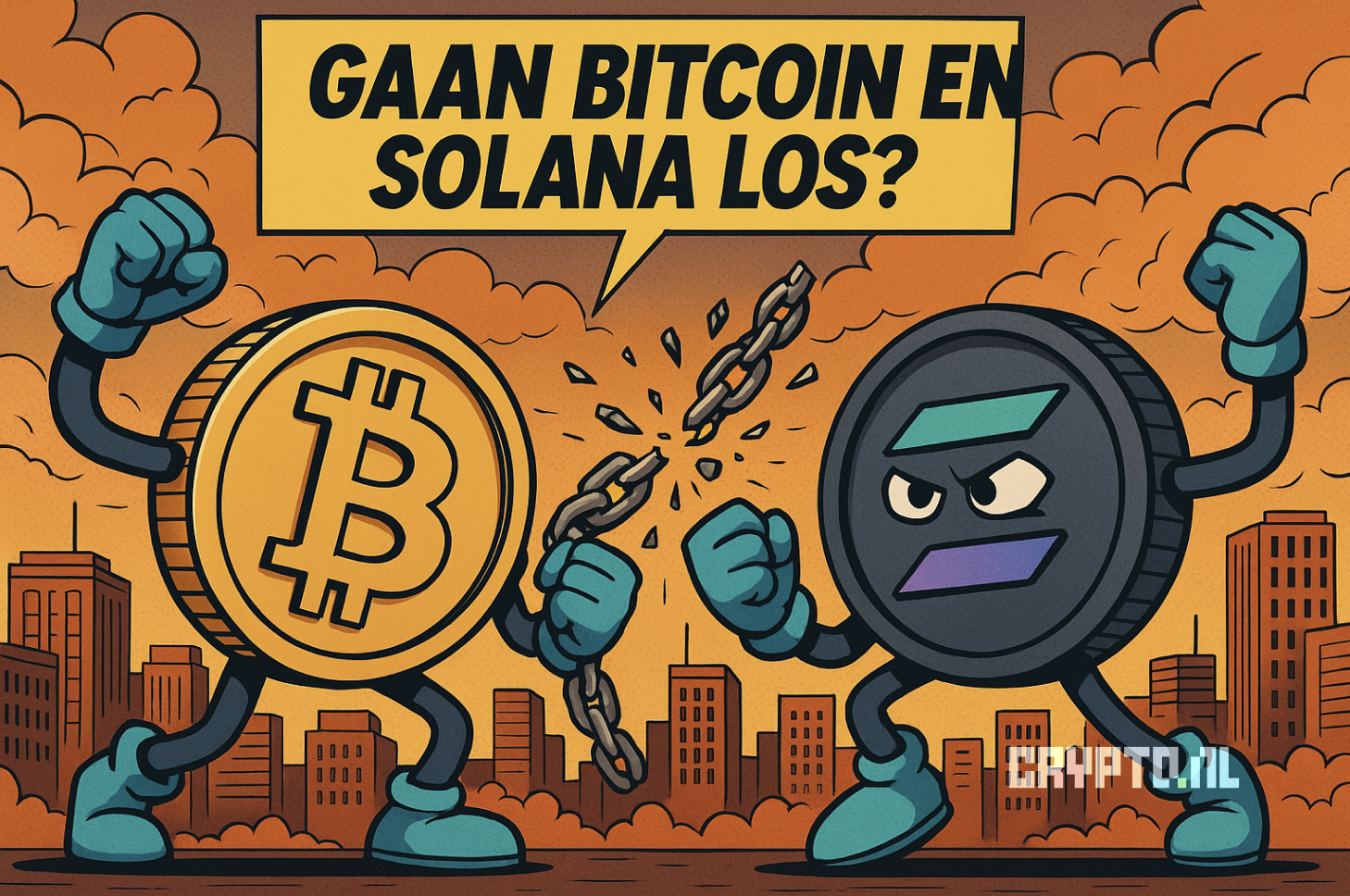Gaan Bitcoin en Solana los? Analisten zien explosieve koersdoelen