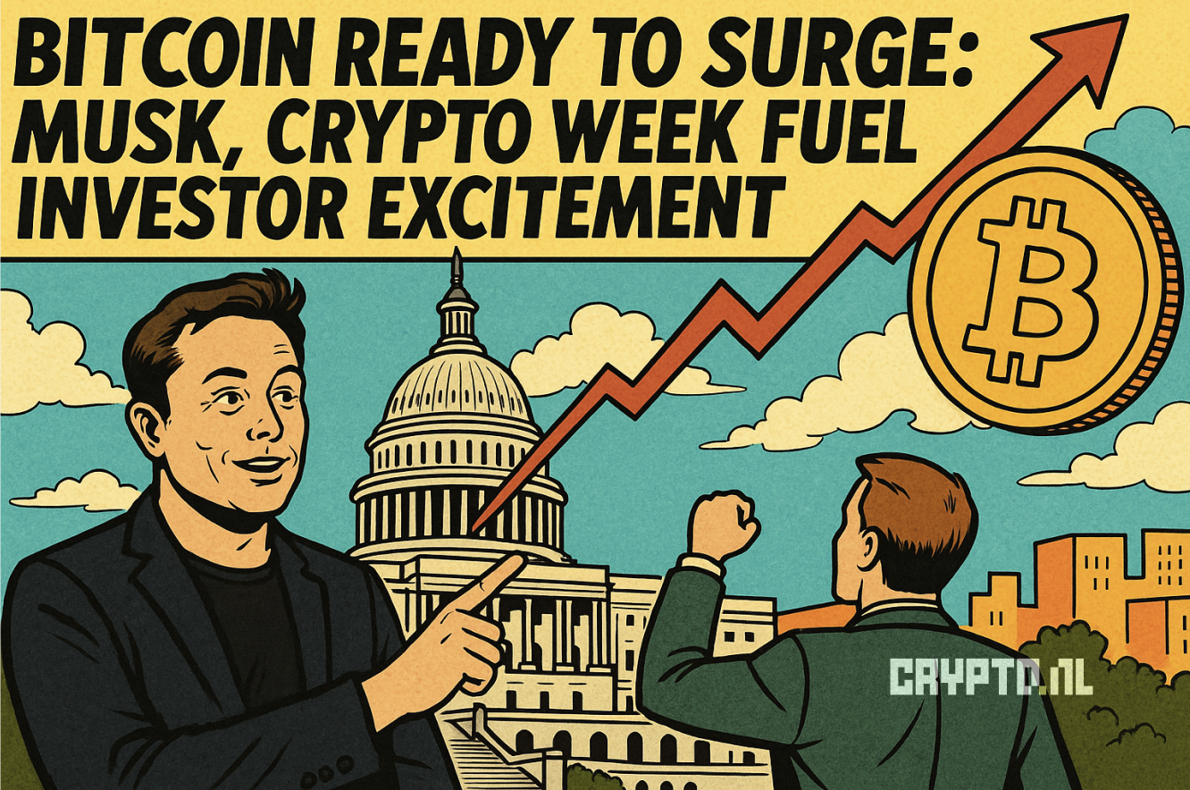 Bitcoin klaar voor doorbraak: koers, Musk en Crypto Week zorgen voor  momentum