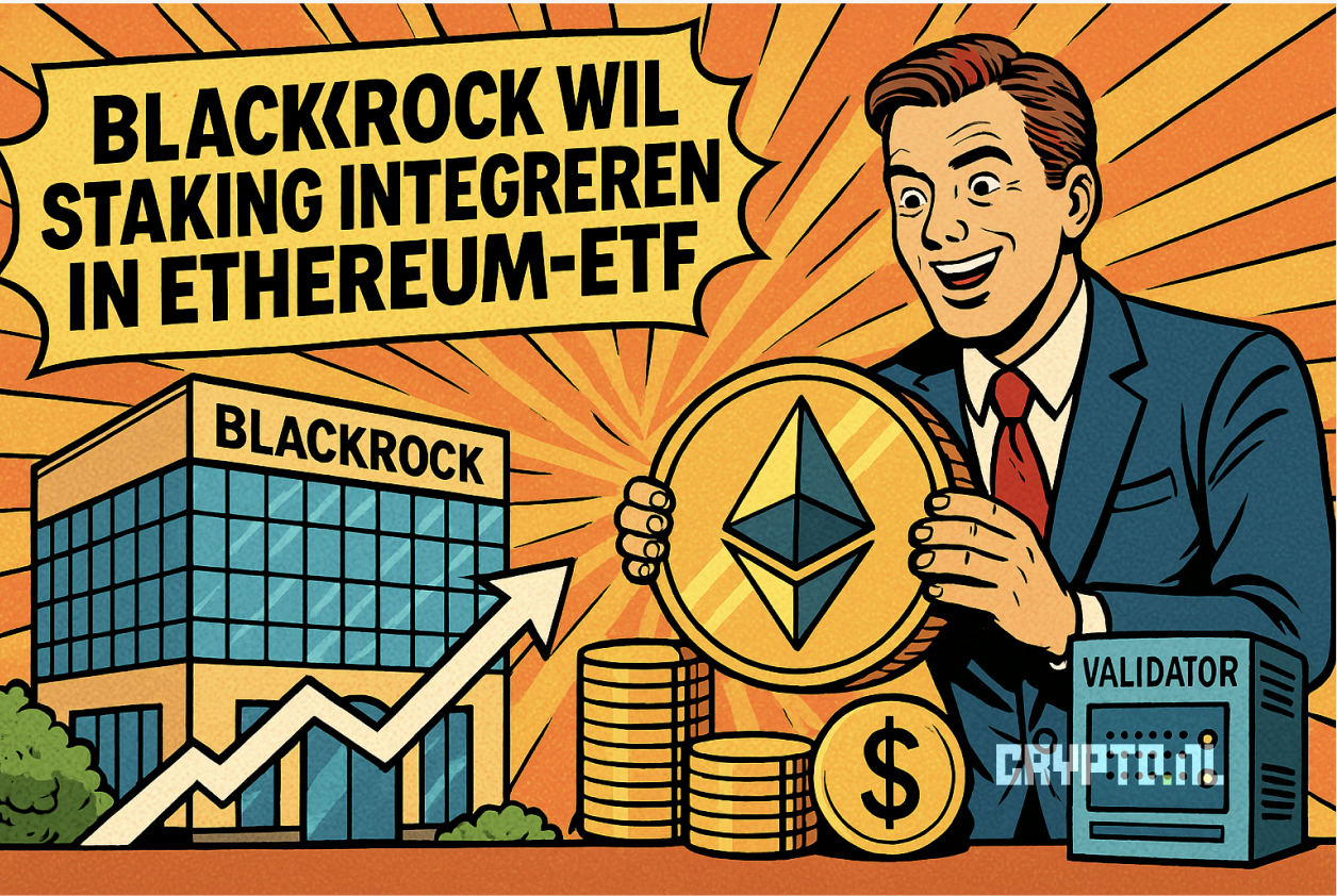 BlackRock wil staking integreren in Ethereum-ETF: een nieuwe stap voor  institutionele beleggers