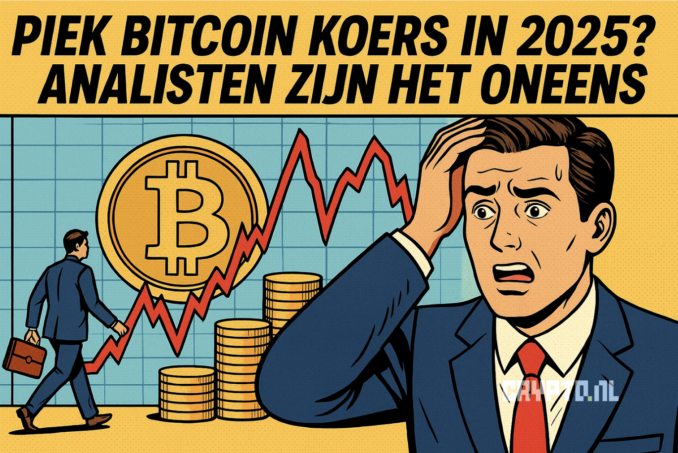 Piek Bitcoin koers in 2025? Analisten zijn het oneens
