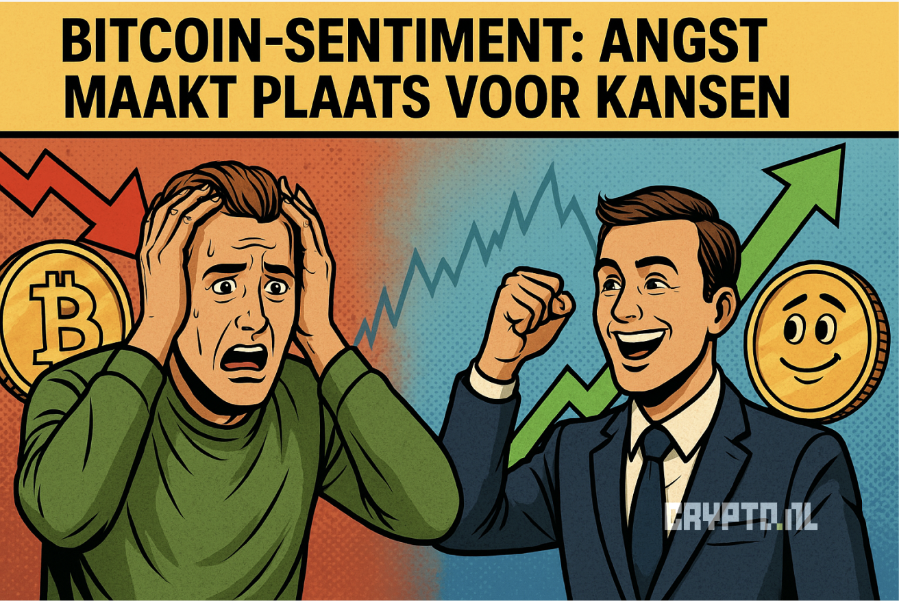 Bitcoin-sentiment: angst maakt plaats voor kansen