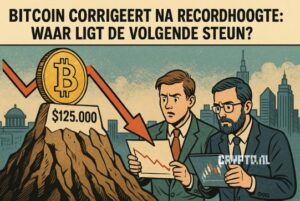 Bitcoin corrigeert na recordhoogte: waar ligt de volgende steun?