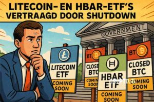 Litecoin en HBAR-ETF’s van Canary bijna klaar voor lancering maar overheidsstilstand vertraagt goedkeuring
