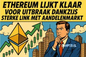 Ethereum lijkt klaar voor uitbraak dankzij sterke link met aandelenmarkt