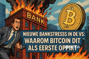 Nieuwe bankstress in de VS: waarom Bitcoin dit als eerste oppikt
