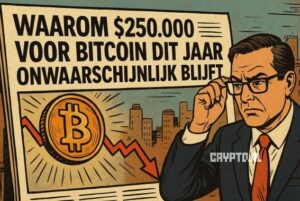 Waarom $250.000 voor Bitcoin dit jaar onwaarschijnlijk blijft
