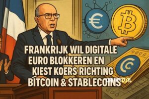 Frankrijk wil digitale euro blokkeren en kiest koers richting Bitcoin en stablecoins