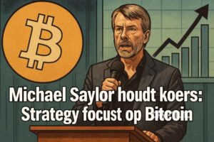 Michael Saylor houdt koers: Strategy focust op Bitcoin, niet op overnames