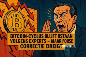 Bitcoin-cyclus blijft bestaan volgens experts maar forse correctie dreigt
