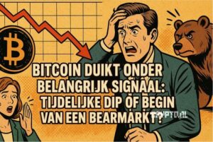 Bitcoin duikt onder belangrijk signaal: tijdelijke dip of begin van een bearmarkt?