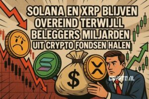 Solana en XRP blijven overeind terwijl beleggers miljarden uit crypto fondsen halen
