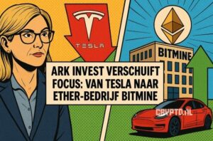 ARK Invest verschuift focus: van Tesla naar Ether-bedrijf BitMine
