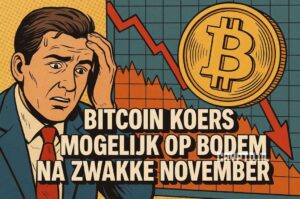 Bitcoin koers mogelijk op bodem na zwakke november