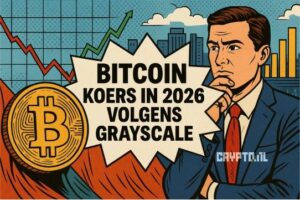 Bitcoin koers in 2026 volgens Grayscale