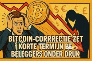 Bitcoin-correctie zet korte termijn beleggers onder druk, ETF’s blijven bijzaak
