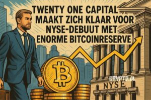 Twenty One Capital maakt zich klaar voor NYSE-debuut met enorme Bitcoinreserve