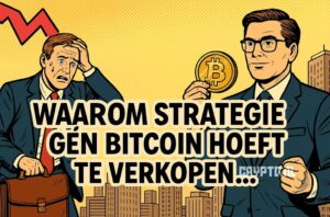 Waarom Strategie géén Bitcoin hoeft te verkopen, zelfs bij een dalende MSTR-koers