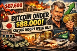 Michael Saylor koopt weer bij terwijl Bitcoin onder $88.000 zakt