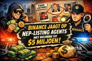 Binance jaagt op nep-listing agents met beloning tot $5 miljoen