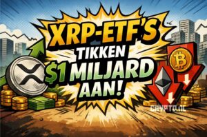 XRP-ETF’s groeien hard en tikken $1 miljard aan