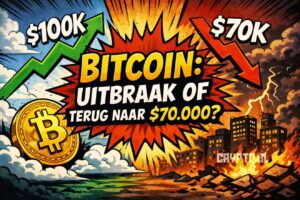Bitcoin koersverwachting: uitbraak omhoog of terugval naar $70.000?