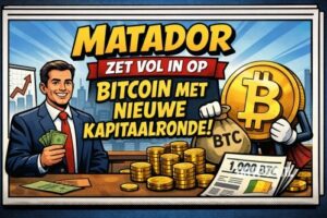 Matador zet vol in op Bitcoin met nieuwe kapitaalronde
