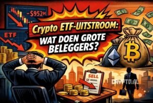 Crypto ETF-uitstroom zet door: wat doen grote beleggers?