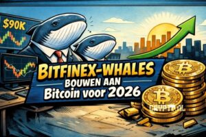 Bitfinex-whales bouwen rustig aan Bitcoin voor 2026
