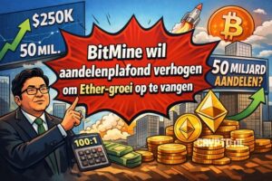 BitMine wil aandelenplafond verhogen om Ether-groei op te vangen