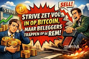Strive zet vol in op Bitcoin, maar beleggers trappen op de rem
