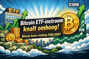 Bitcoin ETF-instroom schiet omhoog terwijl BTC weer richting $100.000 gaat