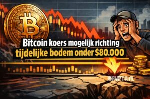 Bitcoin koers mogelijk richting tijdelijke bodem onder $80.000