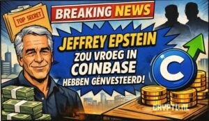 Jeffrey Epstein zou vroeg in Coinbase hebben geïnvesteerd