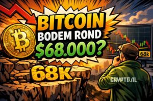 Bitcoin koers bodem rond $68.000? Waarom deze zone nu centraal staat voor beleggers