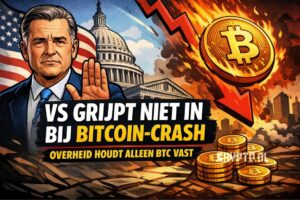 VS grijpt niet in bij Bitcoin-crash, overheid houdt alleen bestaande BTC vast