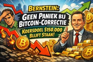 Bitcoin-correctie volgens Bernstein geen reden tot paniek: koersdoel $150.000 blijft staan