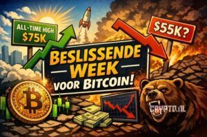 Bitcoin koers verwachting: beslissende week voor BTC