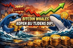 Bitcoin whales kopen massaal bij tijdens dip