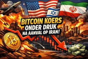 Bitcoin koers onder druk na aanval op Iran