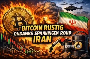 Bitcoin blijft rustig ondanks spanningen rond Iran
