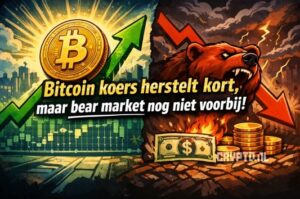 Bitcoin koers herstelt kort, maar analisten waarschuwen: bear market nog niet voorbij