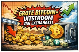 Grote Bitcoin-uitstroom van exchanges wijst op mogelijke accumulatie