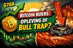 Bitcoin koers rond $76.000: opleving of bull trap?