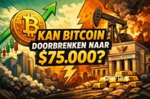 Bitcoin koers nadert $75.000: kan BTC deze week doorbreken?