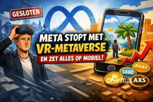 Meta stopt met VR-metaverse en zet alles op mobiel